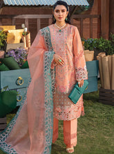 Rang Rasiya Embroidered Lawn Suits Unstitched 3 Piece RR24PE D-03 Rania – Summer Eid Collection–