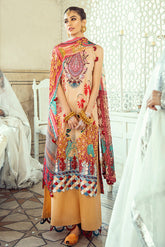 Cross Stitch Luxury Lawn Embroidered Suits Unstitched 3 Piece Collection – Ruby Musk- 09