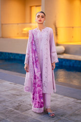 Azure Embroidered Lawn Suits Unstitched 3 Piece AZU25LL Lilac Majesty – Summer Collection