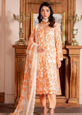 Al-Zohaib Sunshine Bloom Schiffli Embroidered Lawn Suits with Embroidered Chikankari Schiffli Dupatta Unstitched 3 Piece AZS25SB S-09- Summer Collection