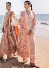 Zainab Chottani Chikankari Lawn Suits Unstitched 3 Piece ZC24CL D-2A Nora – Summer Collection-