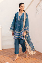 Baroque Embroidered Lawn Suits Unstitched 3 Piece BQ25EL- UF-4148 – Summer Collection