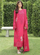 Qalamkar Chikankari Lawn Suit Unstitched 3 Piece QLM24F PS-06 Maliha – Festive Collection