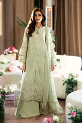 Qalamkar Chikankari Lawn Suit Unstitched 3 Piece QLM25CE CS-04 Erza – Summer Collection