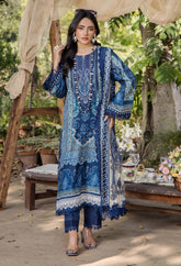Jasmine by Adan Libas Luxury Lawn Embroidered 3PC Un-Stitched Suits – JAL25-08