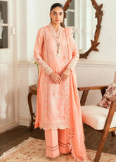 Qalamkar Embroidered Lawn Suits Unstitched 3 Piece QLM25LL SB-12 Jafa – Summer Collection