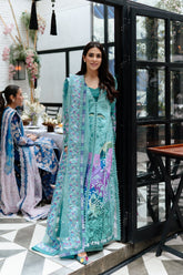Afrozeh Embroidered Lawn Suits Unstitched 3 Piece AF25UL25 D-010 Sovana – Luxury Collection