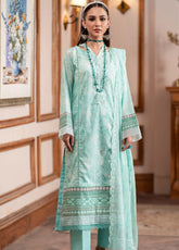 Al-Zohaib Sunshine Bloom Schiffli Embroidered Lawn Suits with Embroidered Chikankari Schiffli Dupatta Unstitched 3 Piece AZS25SB S-12- Summer Collection
