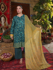 Izel by Salitex Embroidered Suits Unstitched 3 Piece SUNW6PE012UT – Fall Collection