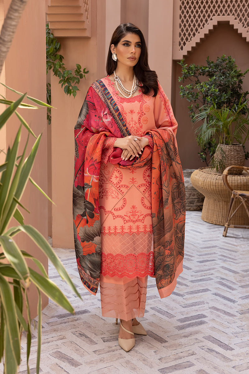 Carnation By Rang Rasiya Embroidered Karandi Suits Unstitched 3 Piece RR23FLL D-17 Miray – Winter Collection
