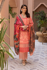 Carnation By Rang Rasiya Embroidered Karandi Suits Unstitched 3 Piece RR23FLL D-17 Miray – Winter Collection