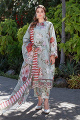Baroque Embroidered Lawn Suits Unstitched 3 Piece BQ25EL- UF-4071- Summer Collection