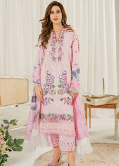 Pretty In Pink By Asifa And Nabeel Embroidered Lawn Suit Unstitched 3 Piece AN24L PP-9 Sedum – Summer Collection