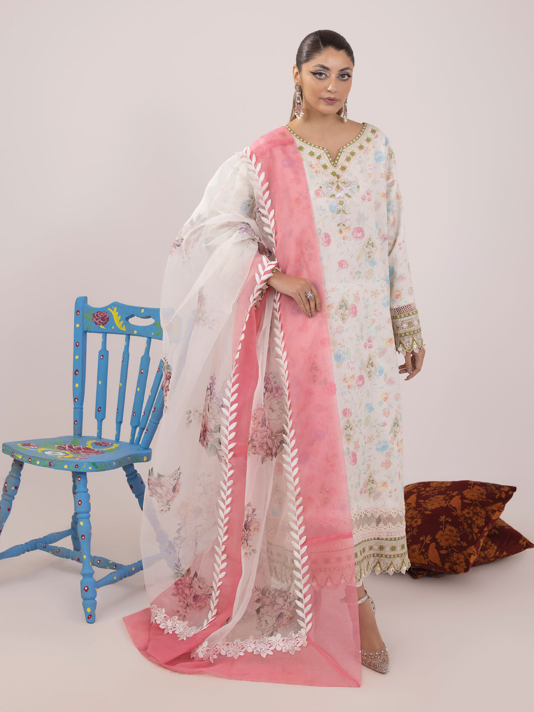 Ittehad – Faiza Faisal Rangeeli Luxury Lawn’24 – Nargis