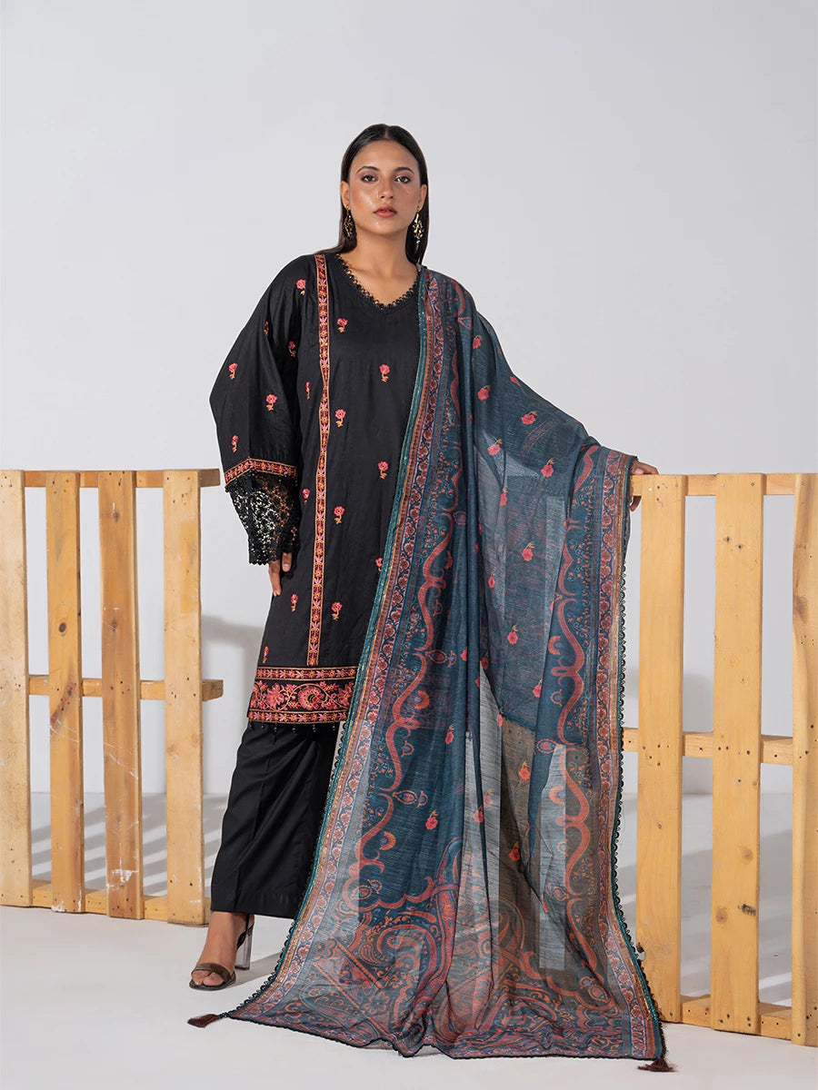 Mina By Salitex Embroidered Lawn Suit Unstitched 3 Piece SUNS24ALM035UT – Summer Collection