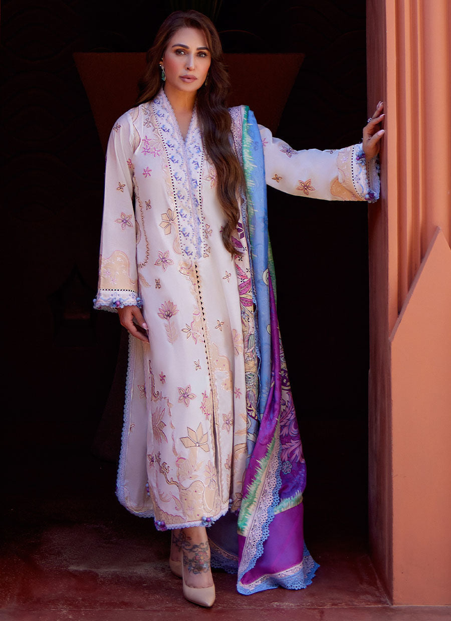 Farah Talib Aziz – Suay Luxury Lawn Embroidered’24