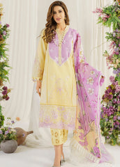 Pretty In Pink By Asifa And Nabeel Embroidered Lawn Suit Unstitched 3 Piece AN24L PP-10 Versaila – Summer Collection