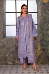 Rang Rasiya Premium Embroidered Karandi Suit Unstitched 3 Piece D-08 Latte – Winter Collection