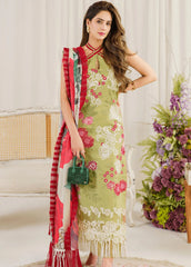 Pretty In Pink By Asifa And Nabeel Embroidered Lawn Suit Unstitched 3 Piece AN24L PP-7 Cosmos – Summer Collection