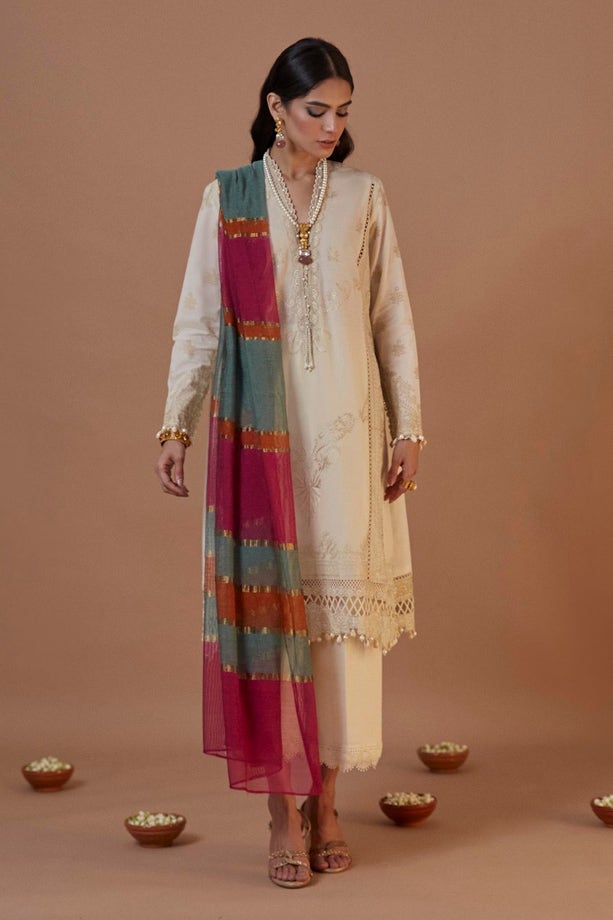 Sana Safinaz Luxury Muzlin Lawn Embroidered – 16B-