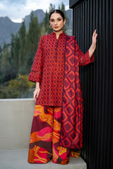 M Basics by Maria B Printed Khaddar Suits Unstitched 3 Piece MB24MB D-06 B – Winter Collection