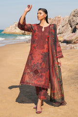 Baroque Embroidered Lawn Suits Unstitched 3 Piece BQ25EL- UF-4117- Summer Collection