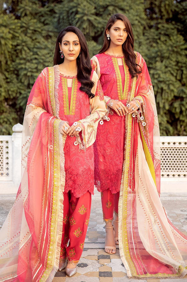 Charizma Signature Embroidered Lawn Suit Unstitched 3 Piece CRSL0-D09 – Eid Collection