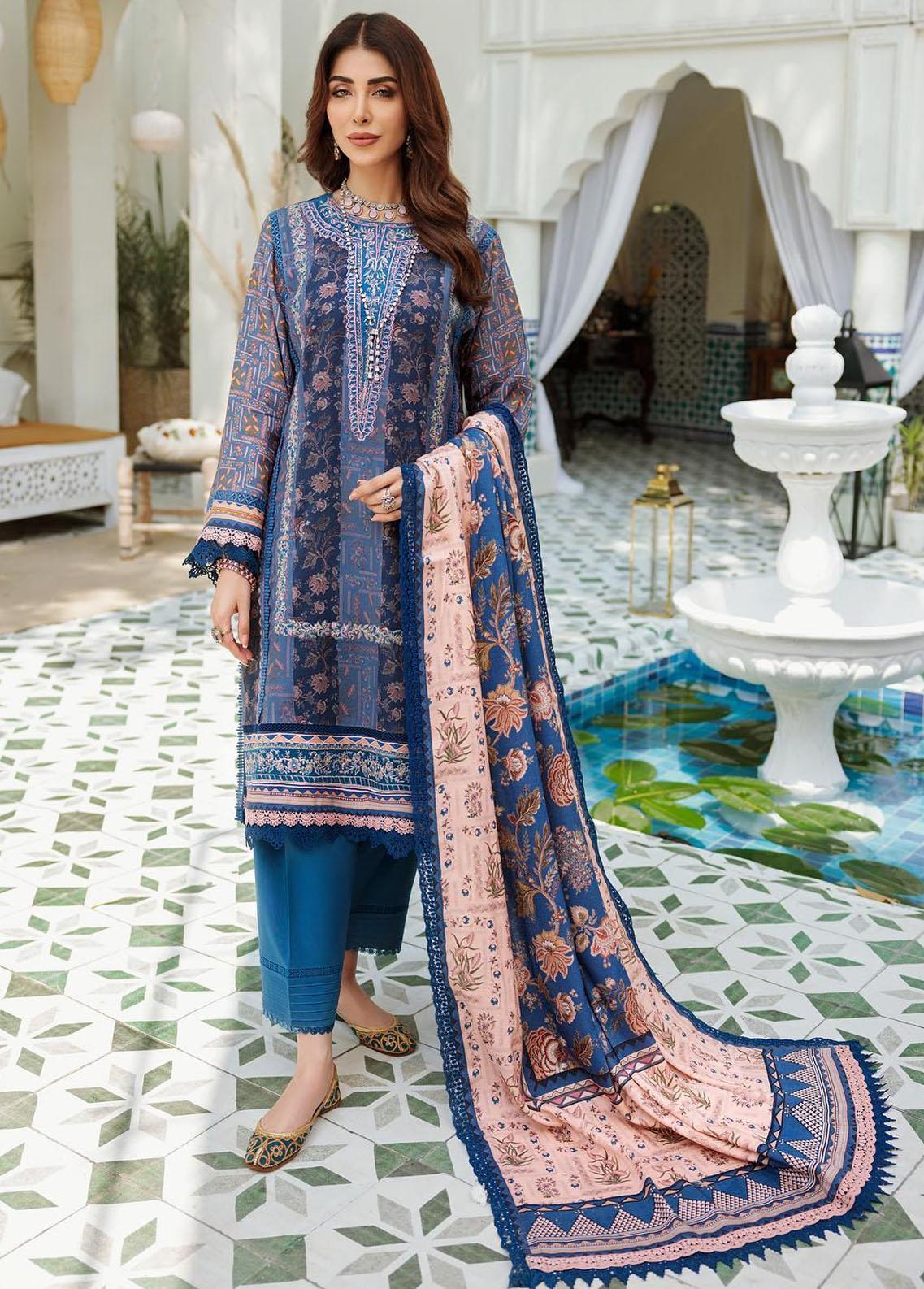 Noor by Sadia Asad - Embroidered Woolen Shawl Collection