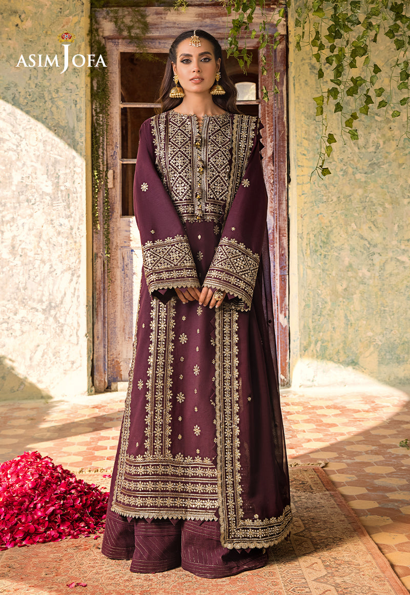 Asim Jofa - Embroidered Lawn 3 Piece - Luxury Lawn Collection