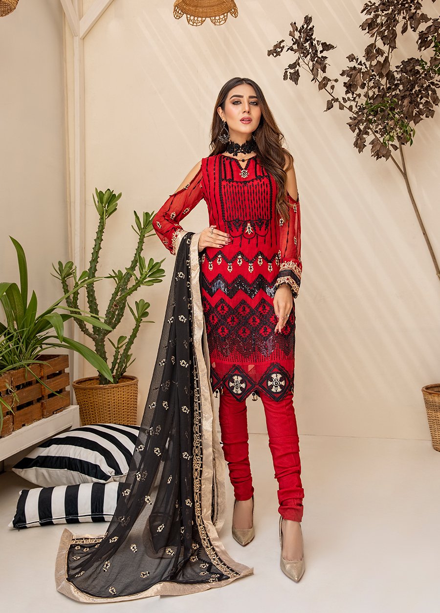 ZEEST - Bold Rose - Chiffon Collection