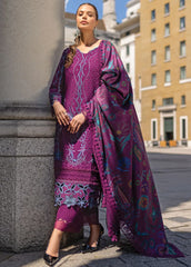 Carnation By Rang Rasiya Embroidered Slub Suit Unstitched 3 Piece RR24CE D-13 Freya – Winter Collection