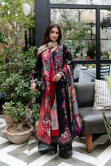 Afrozeh Embroidered Lawn Suits Unstitched 3 Piece AF25UL25 D-03 Elva – Luxury Collection