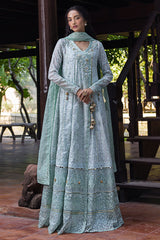 Roohi By Mushq Embroidered Organza Suit Unstitched 4 Piece MQ24R Diya