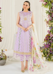 Pretty In Pink By Asifa And Nabeel Embroidered Lawn Suit Unstitched 3 Piece AN24L PP-8 Babys Breath – Summer Collection