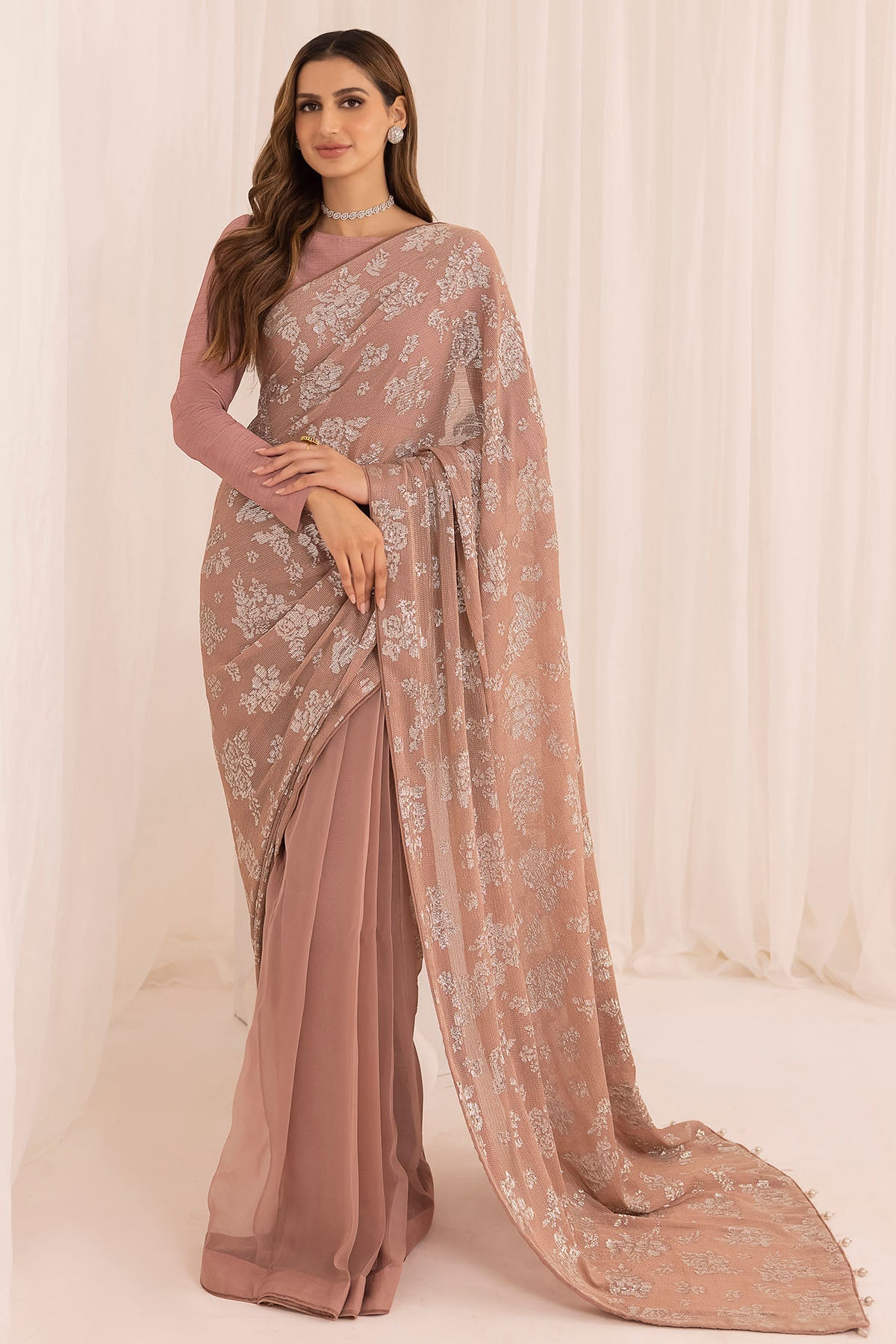 Jazmin Luxury Embroidered Chiffon UC-3017