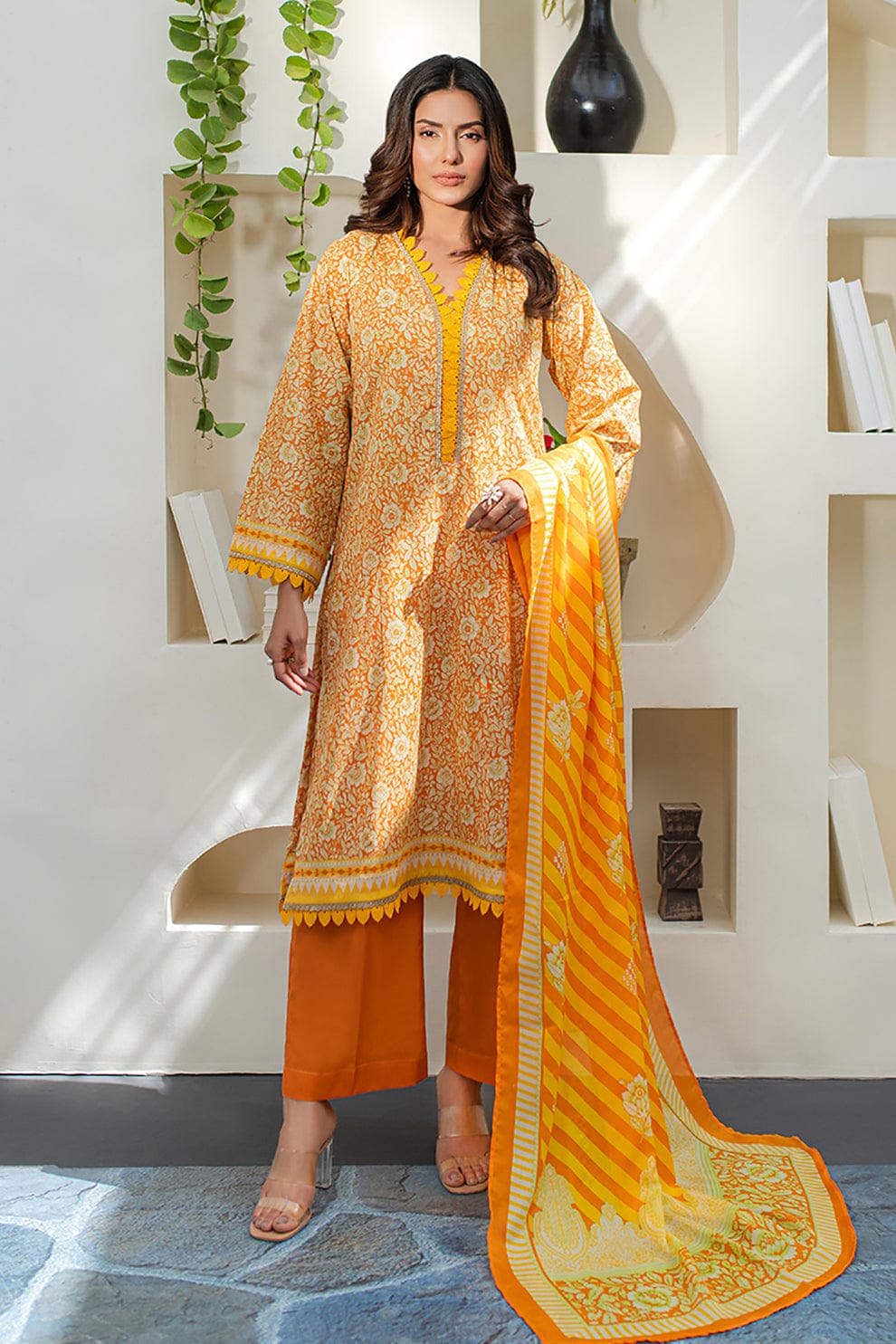Zellbury Luxury Prints 2Pc Collection Shirt/Trouser – 01