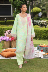 Lifestyle by Rang Rasiya Embroidered Lawn Suits Unstitched 3 Piece RR25V07SL D-13 Zubia – Summer Collection