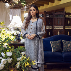 Sonia Umer - Gul-E-Bulbul - Embroidered Silk Net