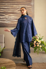 Azure Embroidered Lawn Suits Unstitched 3 Piece AZU25LL Sapphire Veil – Summer Collection