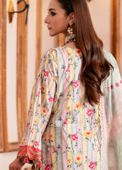 Al-Zohaib Sunshine Bloom Schiffli Embroidered Lawn Suits with Embroidered Chikankari Schiffli Dupatta Unstitched 3 Piece AZS25SB S-11- Summer Collection