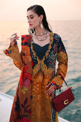 Afrozeh Embroidered Lawn Suits Unstitched 3 Piece AF25UL25 D-09 Halacy – Luxury Collection