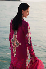 Afrozeh Embroidered Lawn Suits Unstitched 3 Piece AF25UL25 D-01 Seren – Luxury Collection