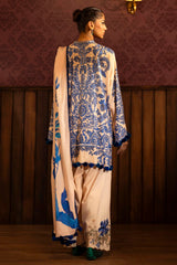 Sana Safinaz Embroidered Linen Suits Unstitched 3 Piece M243-019B-3DB – Luxury Winter Collection
