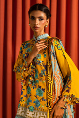 Sana Safinaz Embroidered Linen Suits Unstitched 3 Piece M243-022B-3DB – Luxury Winter Collection