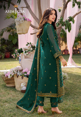 Asim Jofa Dhanak-Rang Embroidered Chiffon Suits Unstitched 3 Piece AJ – AJCF-03