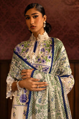 Sana Safinaz Embroidered Linen Suits Unstitched 3 Piece M243-024B-3CQ – Luxury Winter Collection