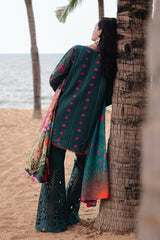 Afrozeh Embroidered Lawn Suits Unstitched 3 Piece AF25UL25 D-02 Vermora – Luxury Collection