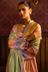 Sana Safinaz Embroidered Linen Suits Unstitched 3 Piece M243-016A-3DB – Luxury Winter Collection