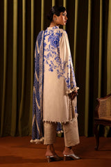 Sana Safinaz Embroidered Linen Suits Unstitched 3 Piece M243-018A-3CQ – Luxury Winter Collection