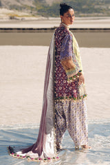 Sana Safinaz Embroidered Slub Suits Unstitched 3 Piece S241-006B-3CP – Luxury Winter Collection